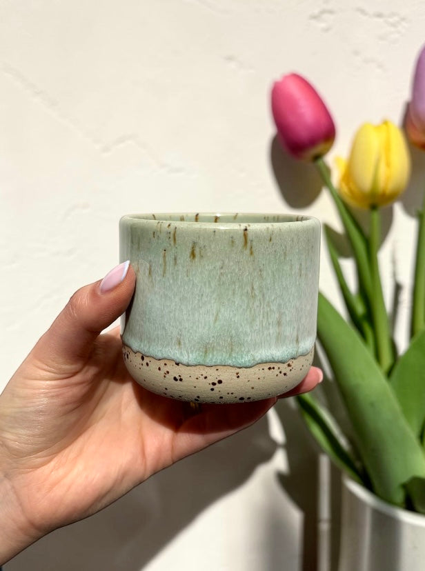 Handgemachte Keramiktasse - Ocean