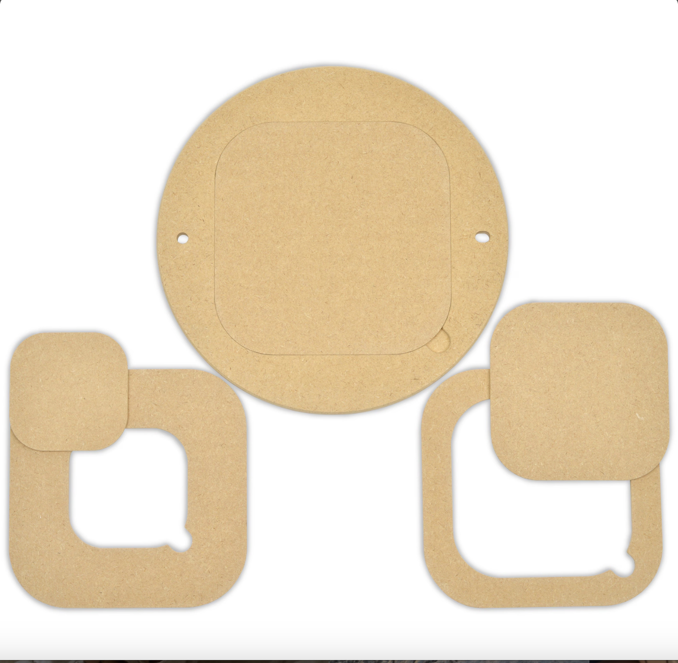 Wechselplattensystem 300 mm MDF Drehscheiben BAT System Töpferscheiben Auflageplatten