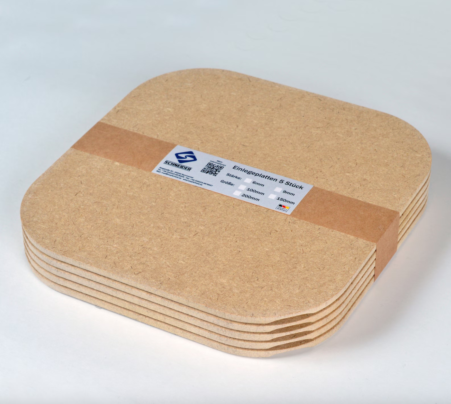 9 mm Einlegeplatten | BAT System kompatibel | MDF Wechselplatten für Drehscheibe | Keramik Zubehör