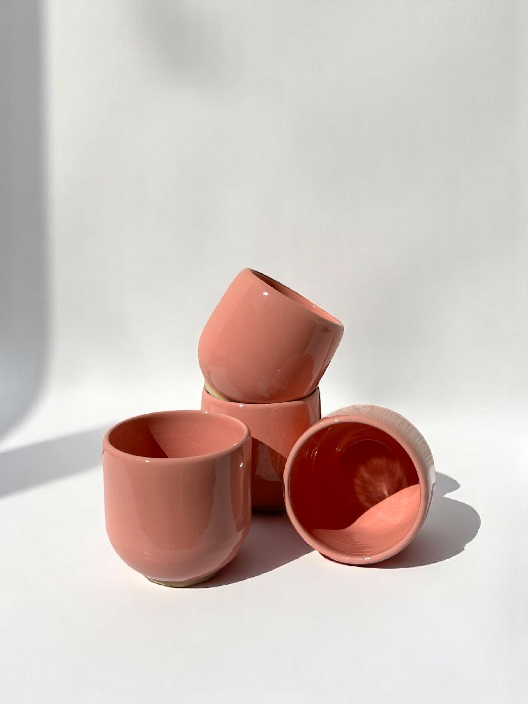 Handgemachte Keramiktasse - Poppy Cups Pink