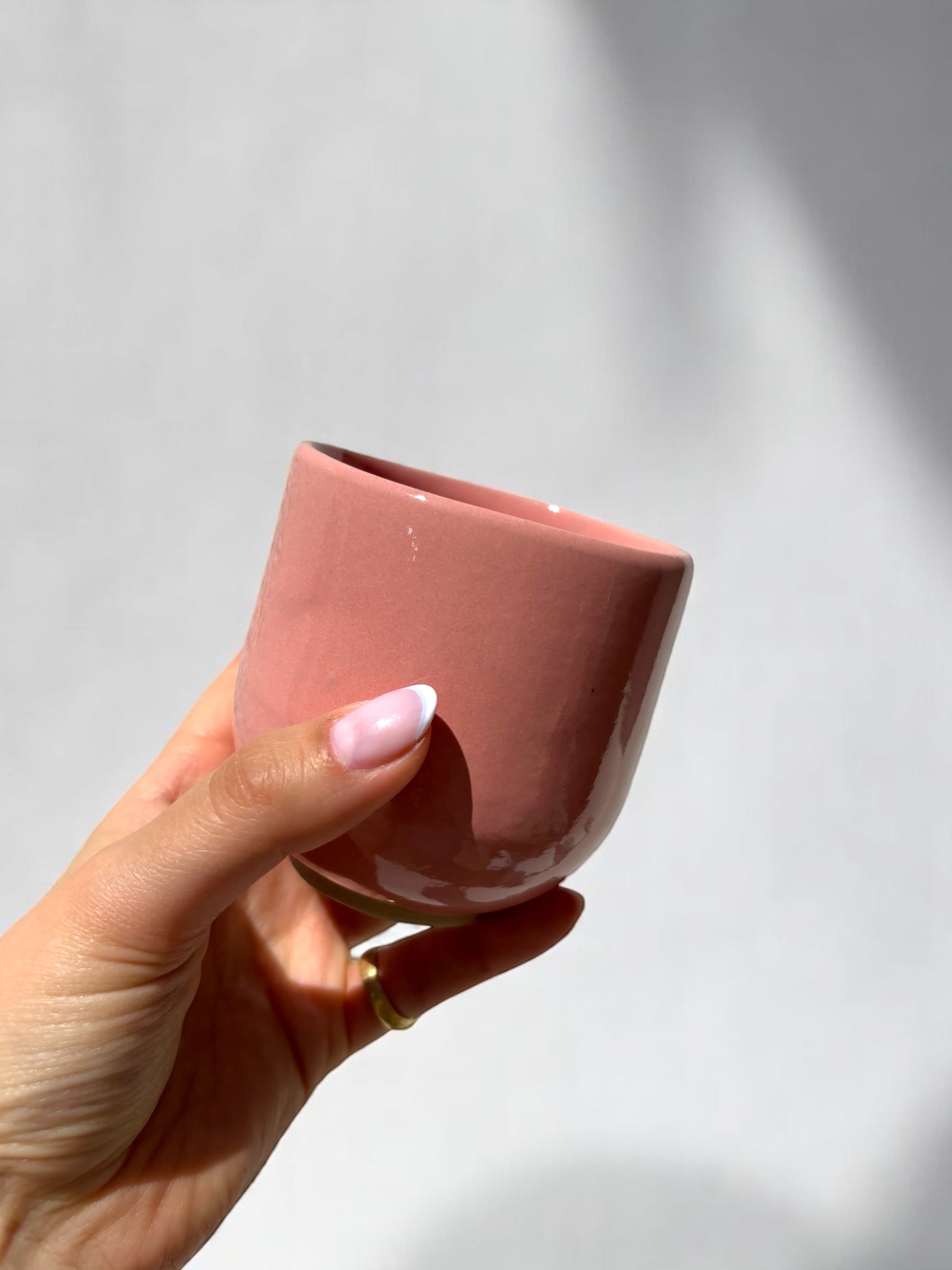 Handgemachte Keramiktasse - Poppy Cups Pink