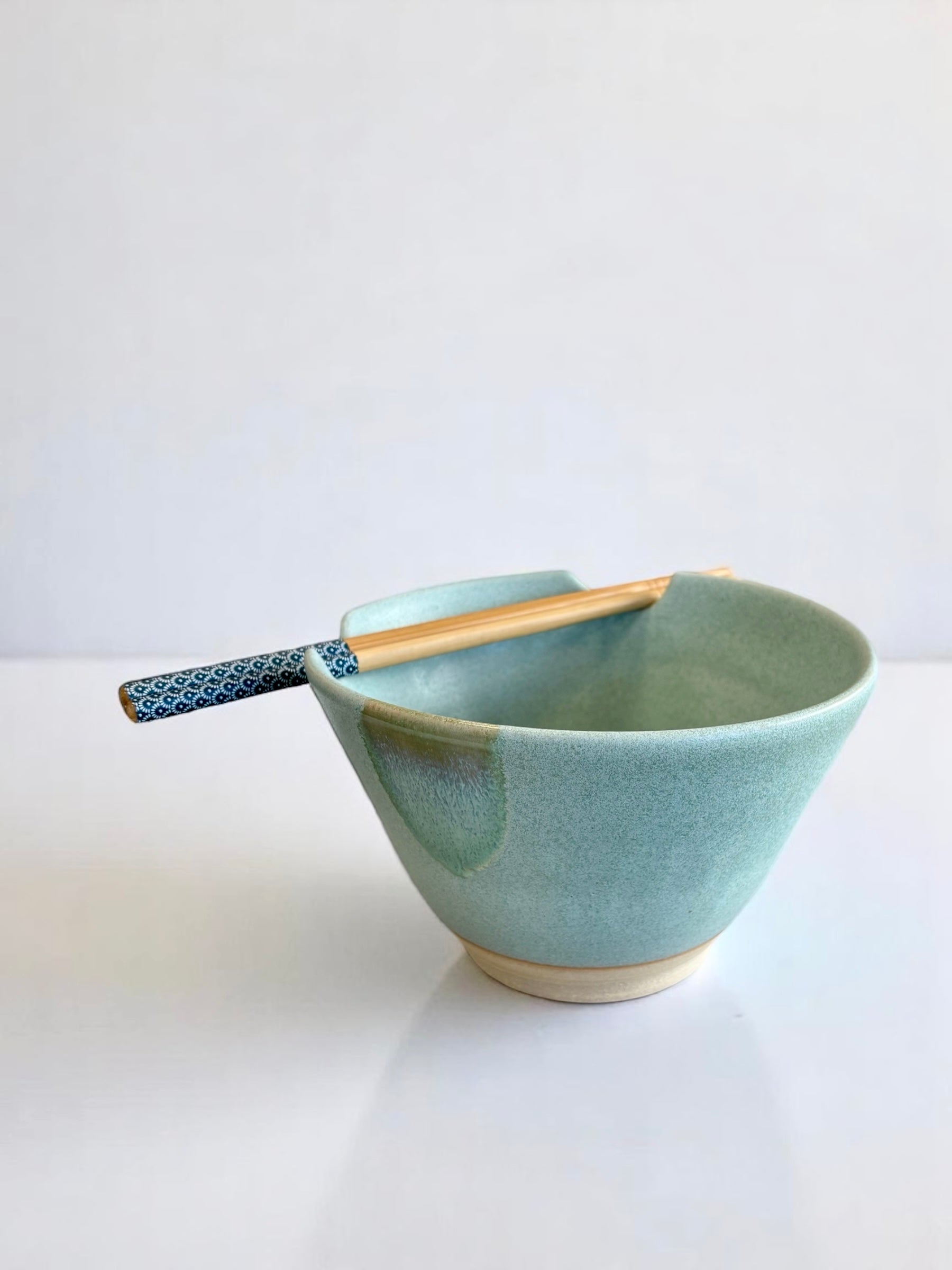 Handgemachte Keramikbowl - Ramenbowl Patina