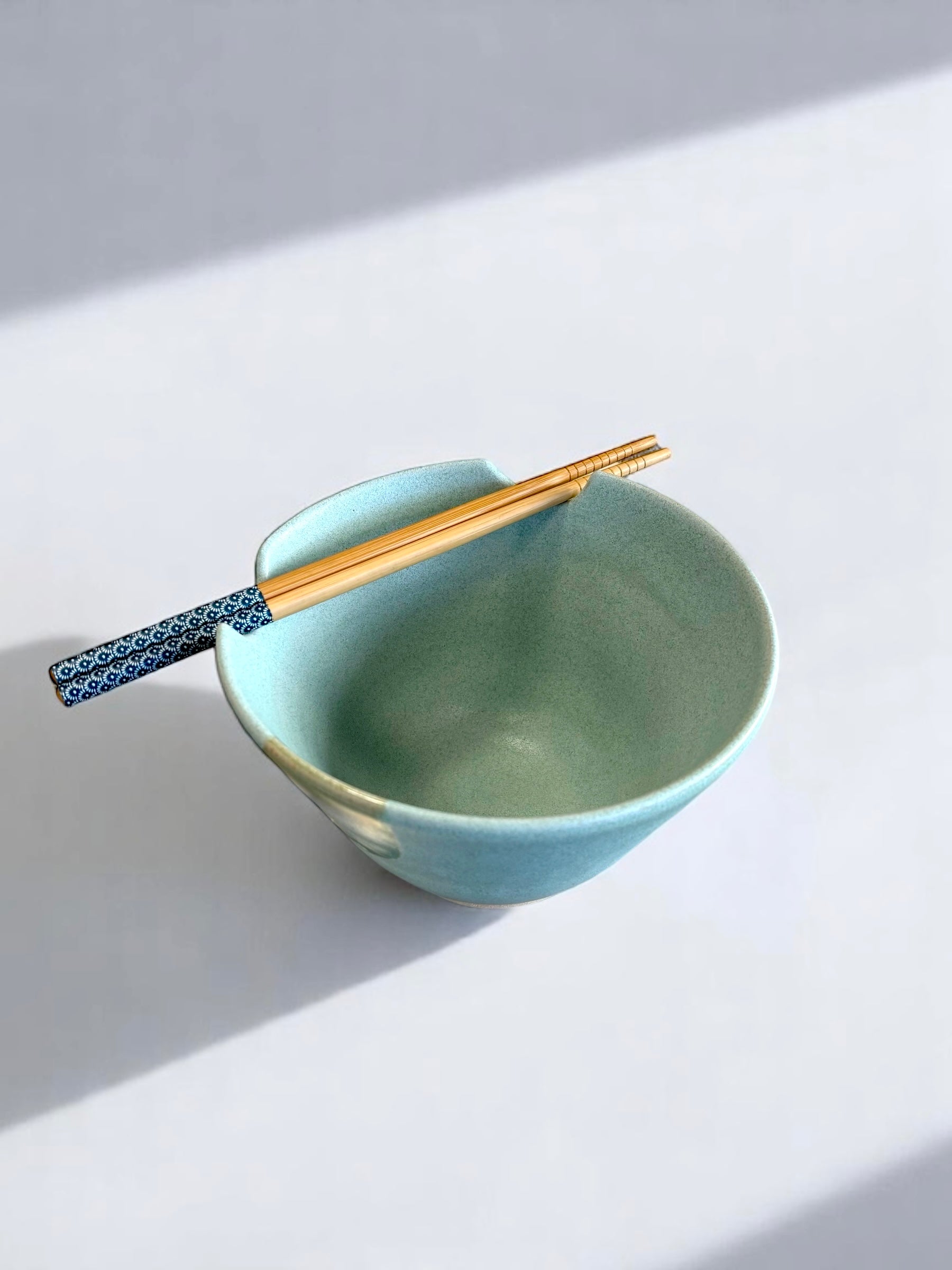 Handgemachte Keramikbowl - Ramenbowl Patina