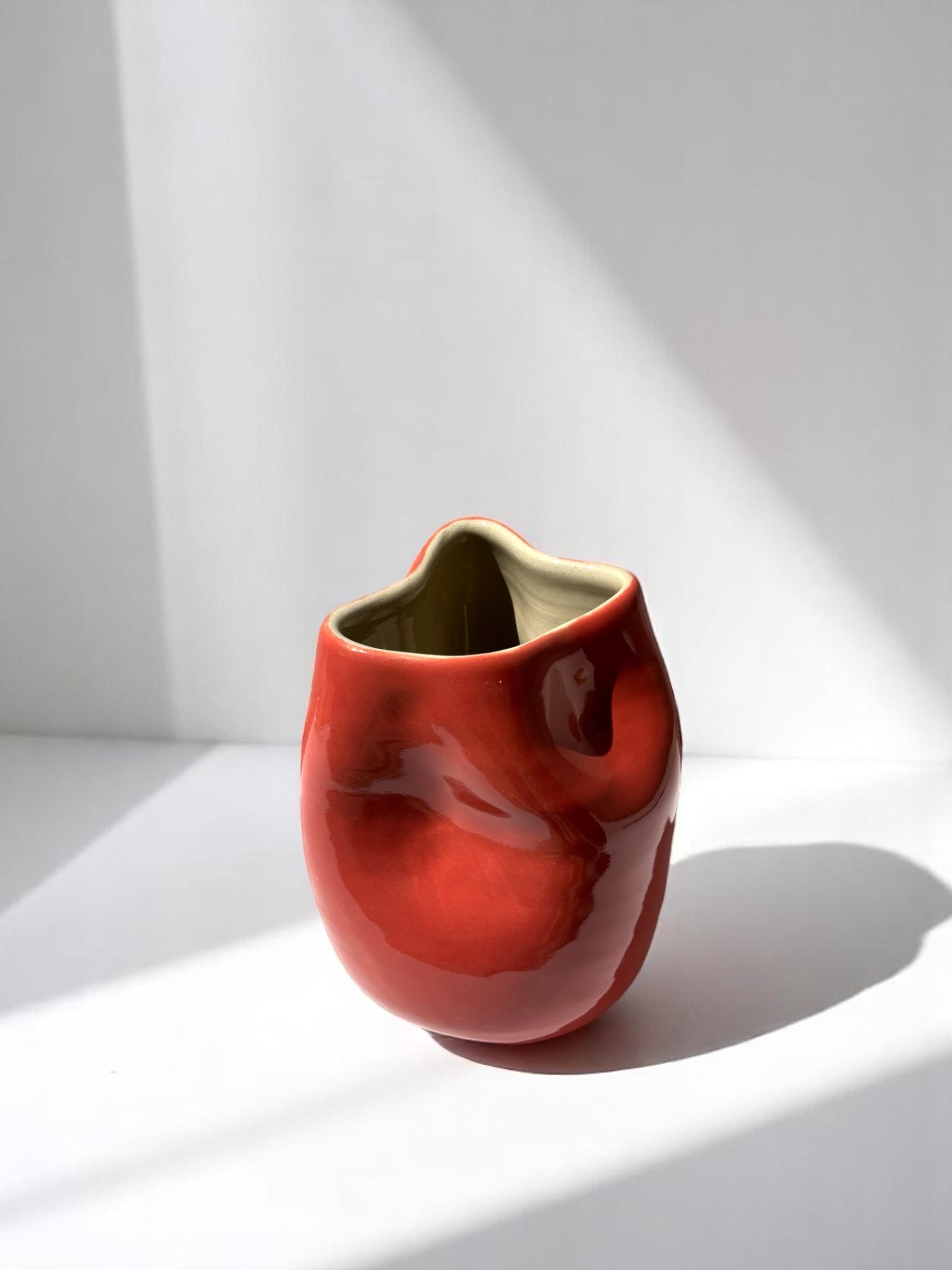 Handgemachte Keramikvase - Poppyvase Pink