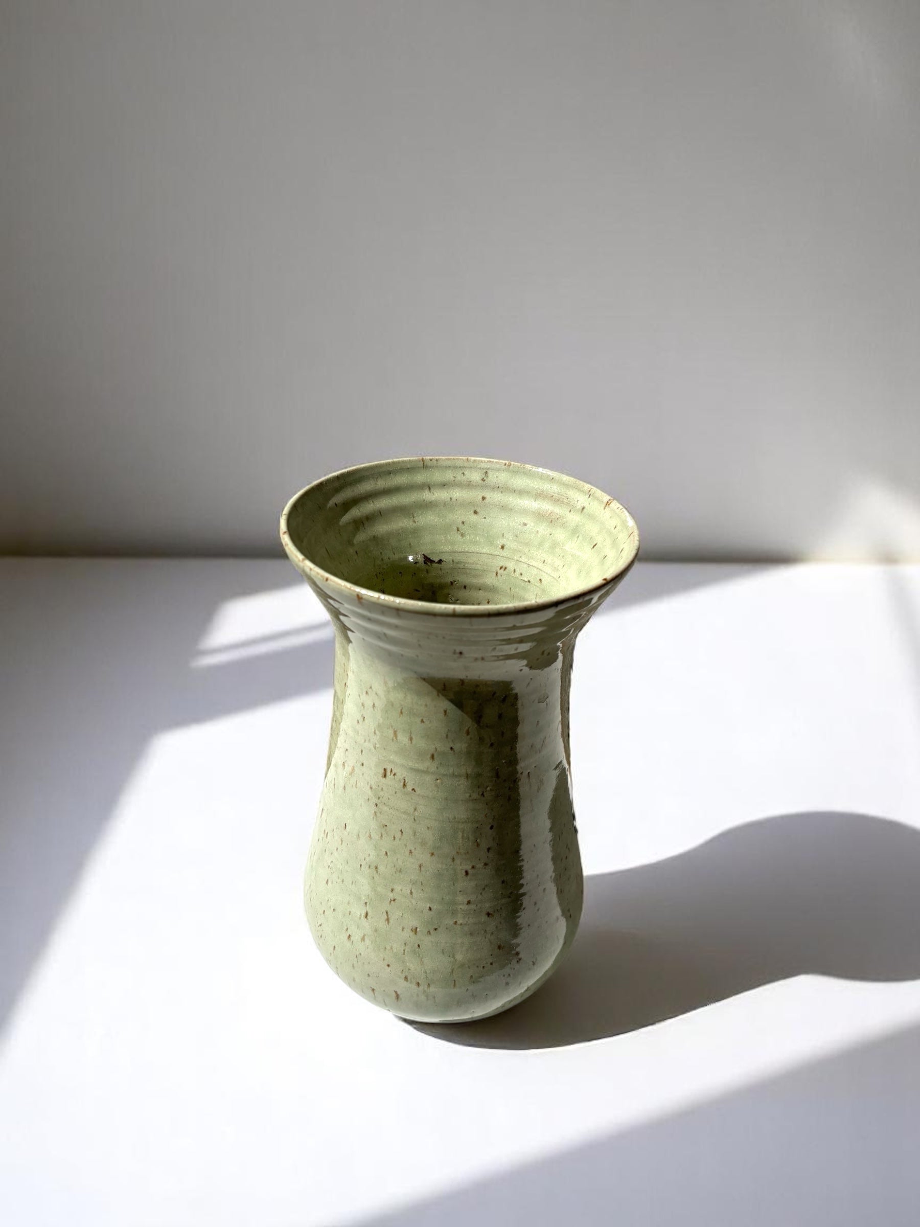 Handgemachte Keramikvase - Peppermint
