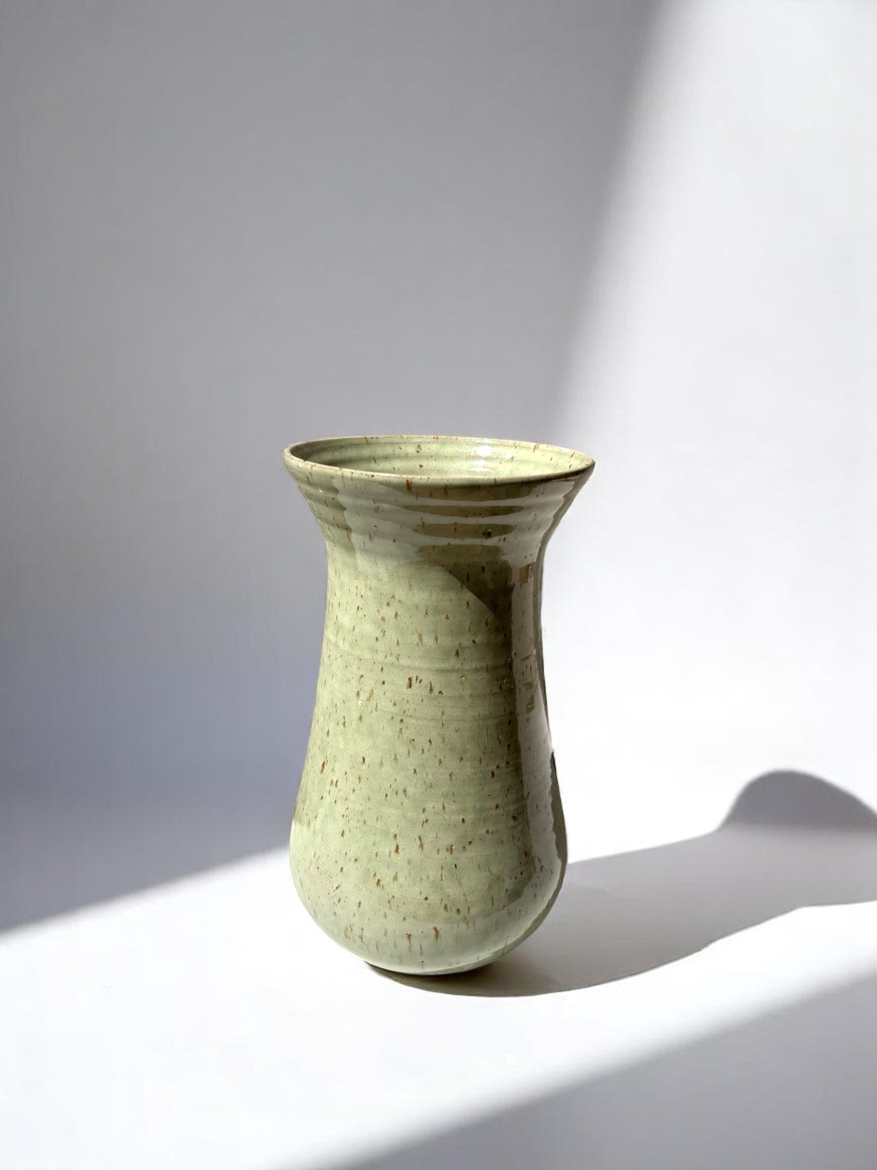 Handgemachte Keramikvase - Peppermint