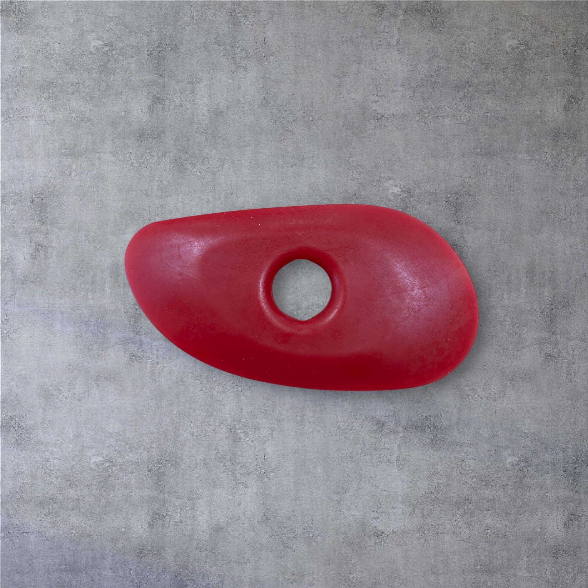 Flexible Gummi-Drehschiene Rot – Töpferwerkzeug zum Modellieren & Drehen
