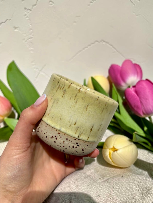 Handgemachte Keramiktasse - Lemon