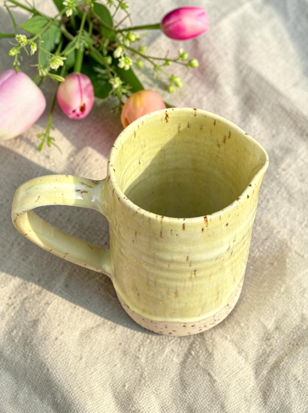 Handgemachter Keramikkrug - Lemon
