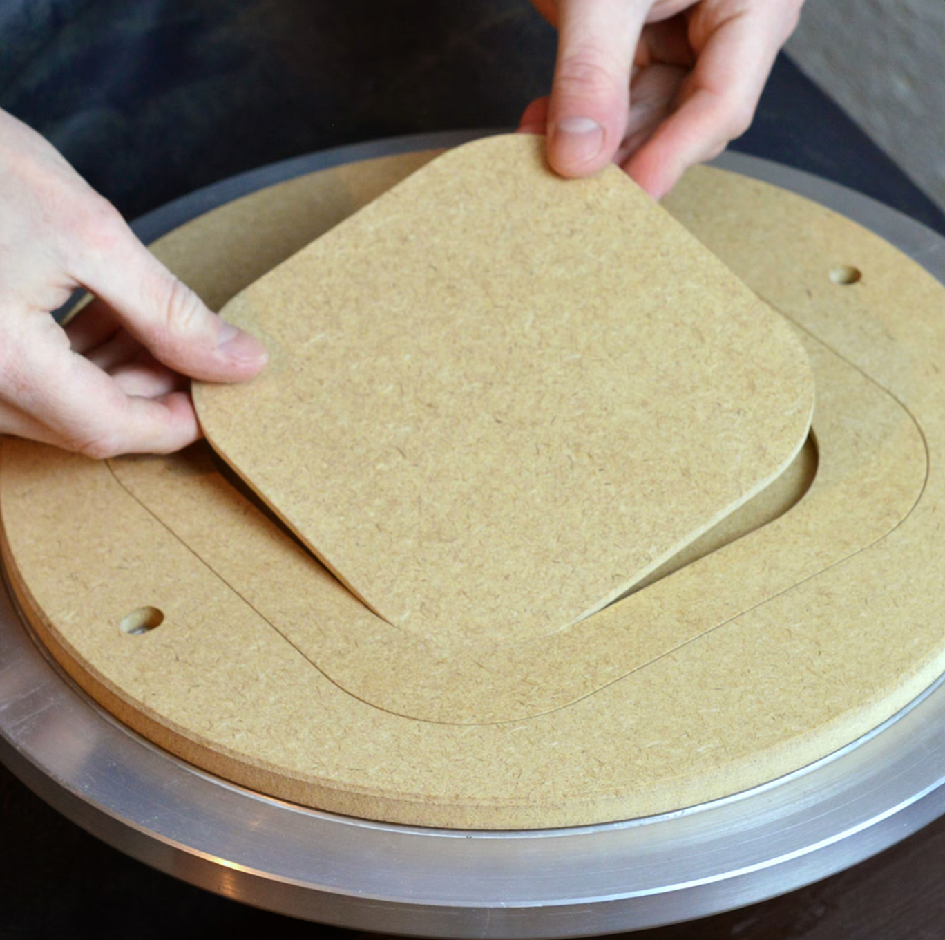 Wechselplattensystem 300 mm MDF Drehscheiben BAT System Töpferscheiben Auflageplatten