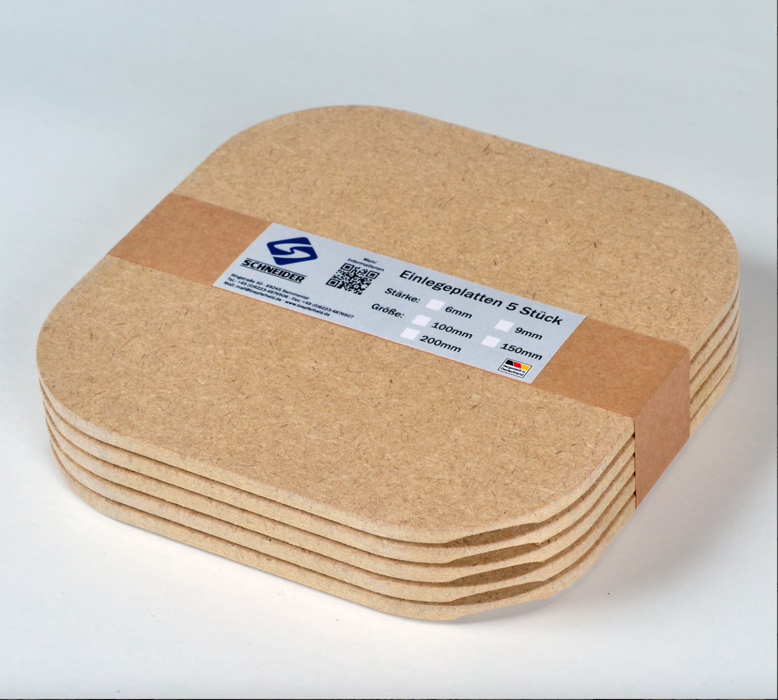 9 mm Einlegeplatten | BAT System kompatibel | MDF Wechselplatten für Drehscheibe | Keramik Zubehör