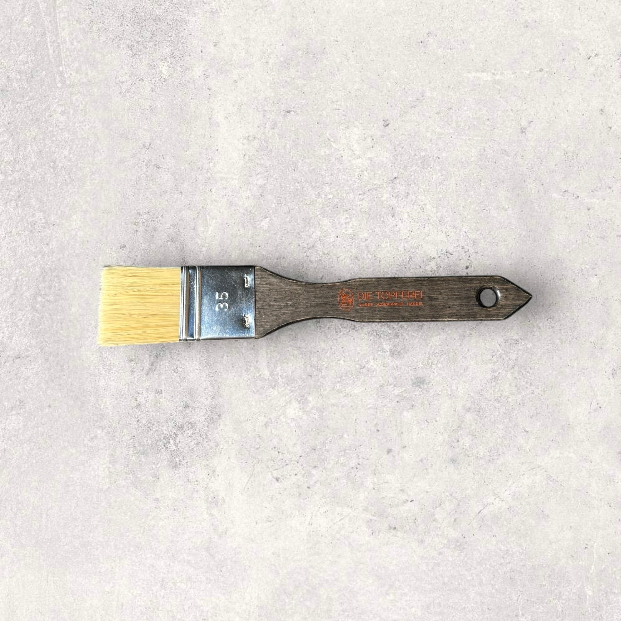 Keramikpinsel - Flachpinsel Groß 3,5cm