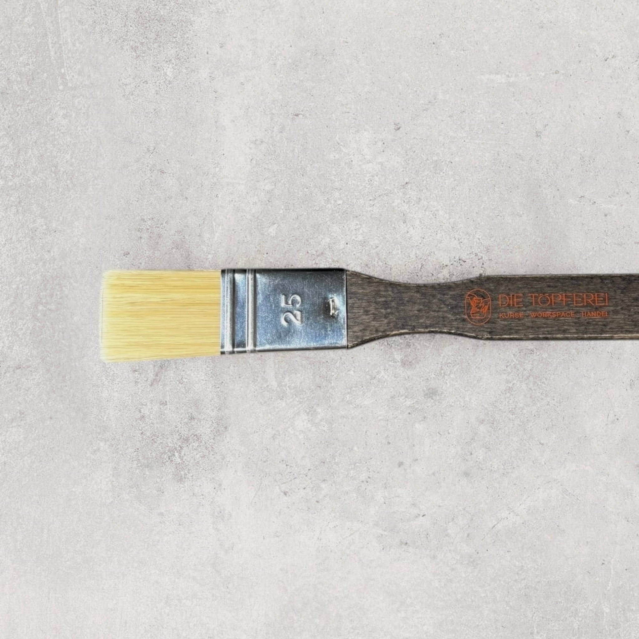 Keramikpinsel - Flachpinsel Mittel 2,5cm
