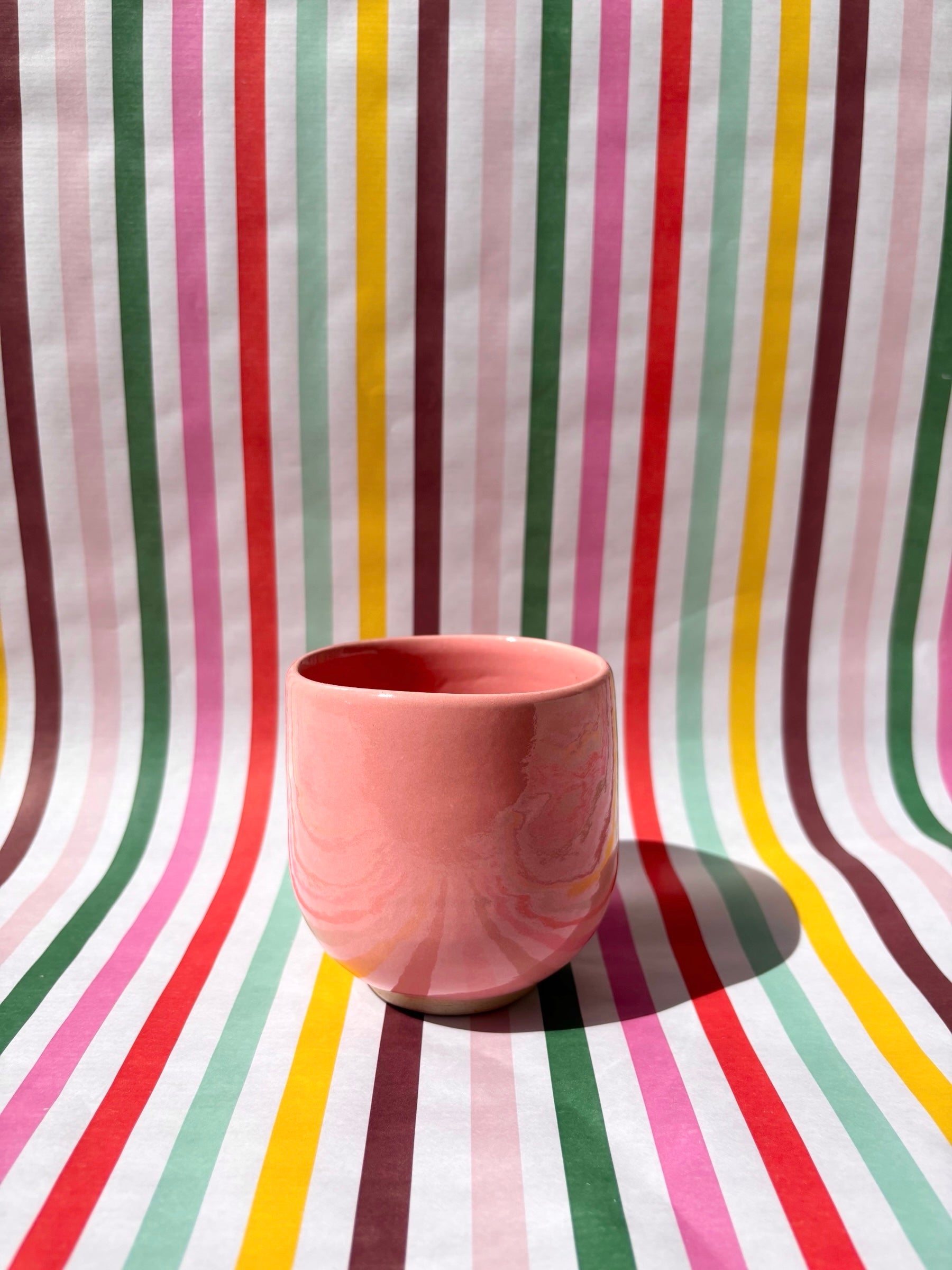 Handgemachte Keramiktasse - Poppy Cups Pink