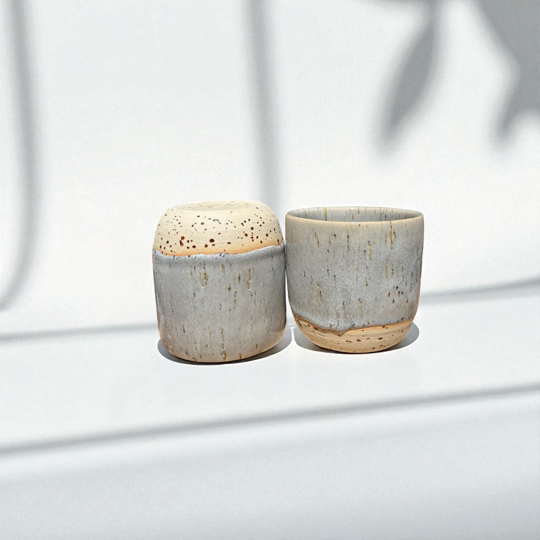 Handgemachte Keramiktasse - Stone Cup Spots