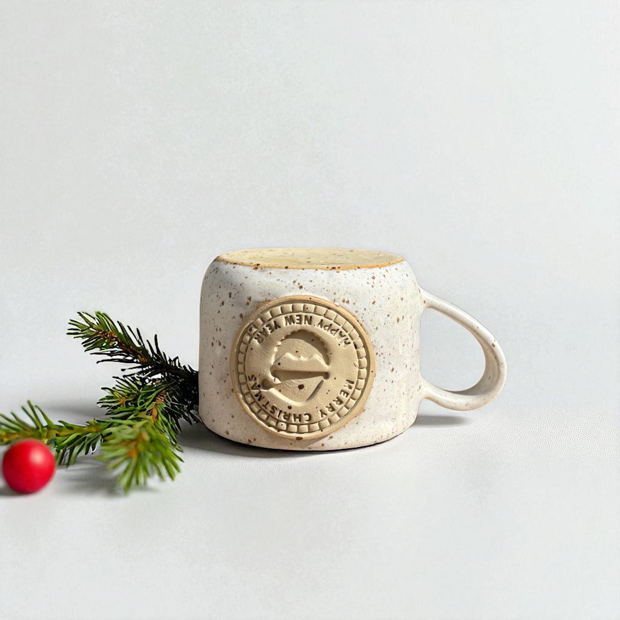 Handgemachte Keramiktasse - Santa Cup Henkel