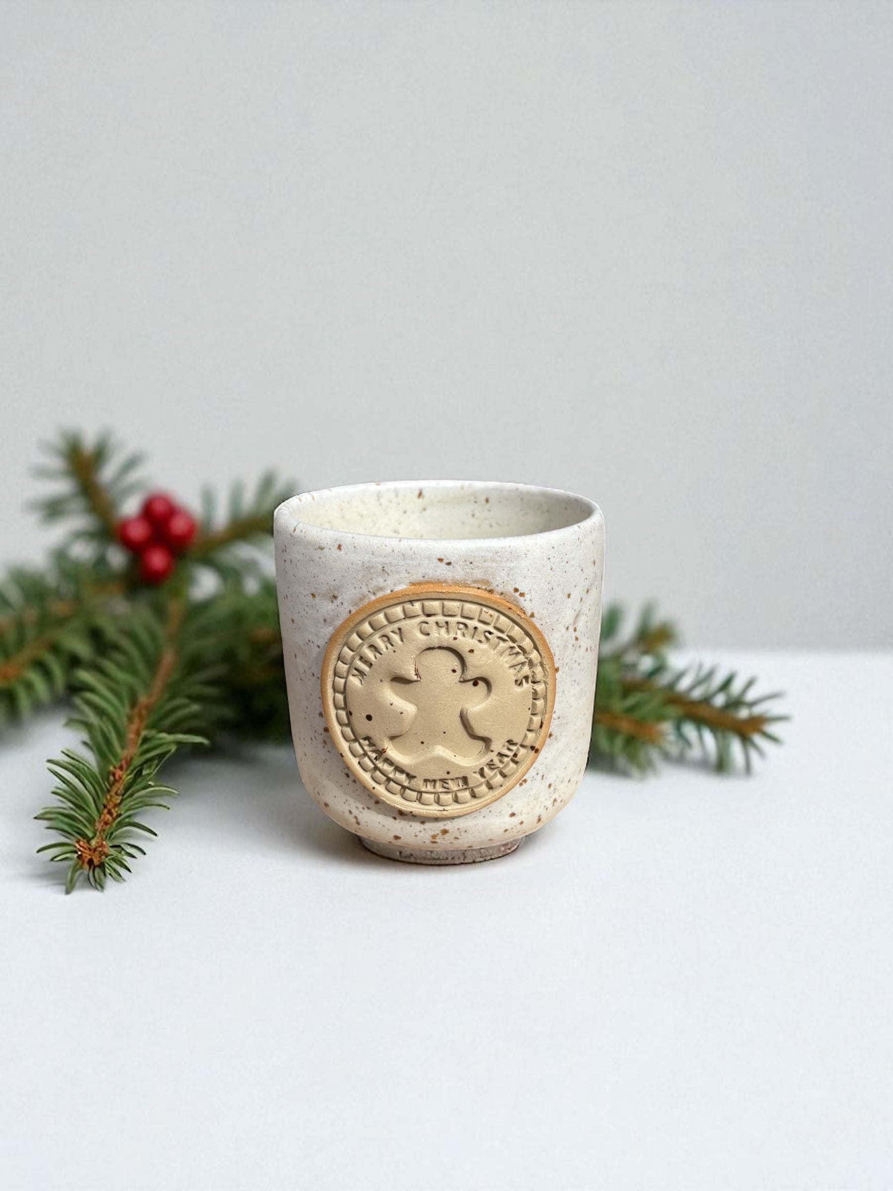 Handgemachte Keramiktasse - Gingerbread Cup