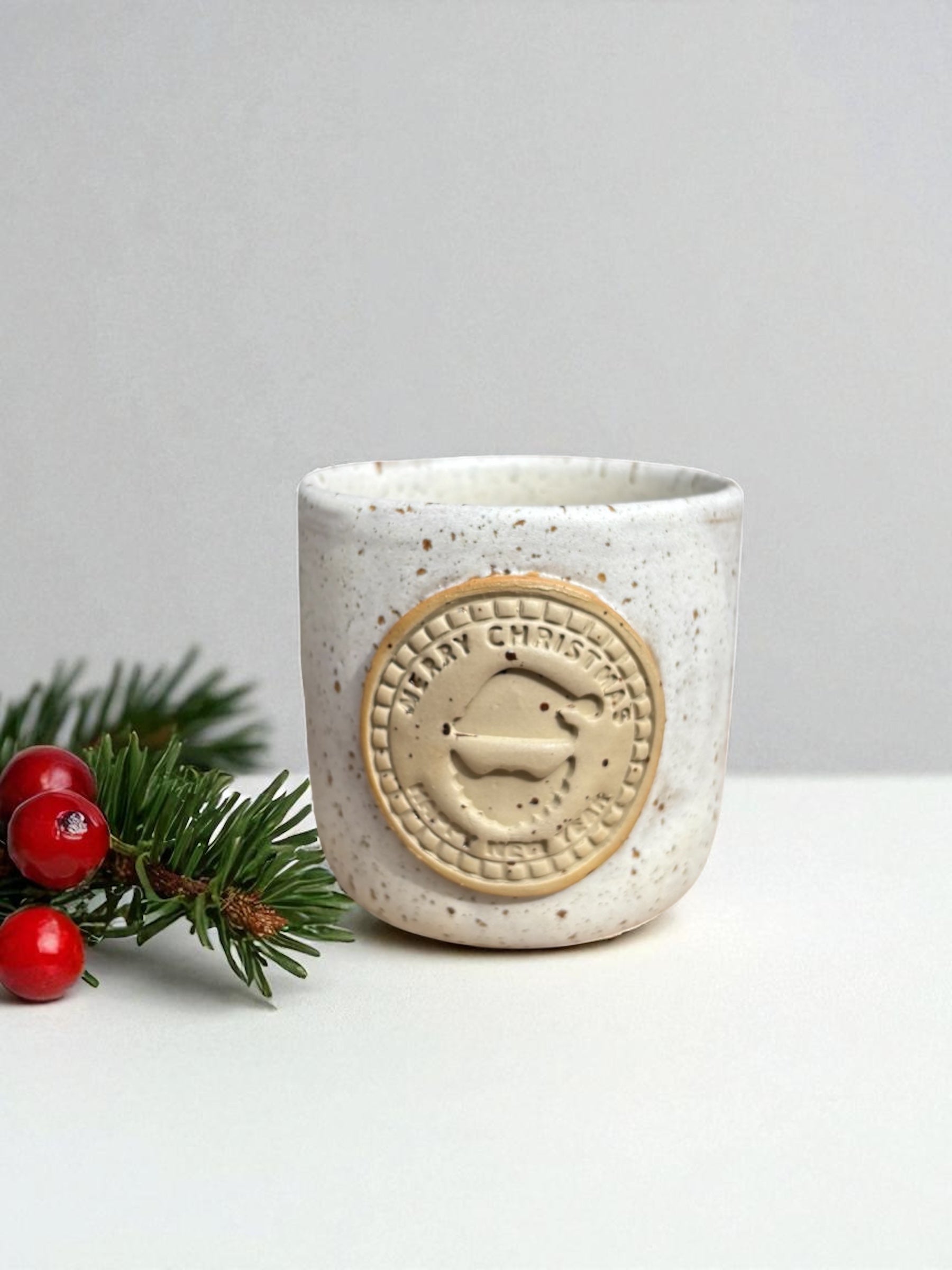 Handgemachte Keramiktasse - Santa Cup