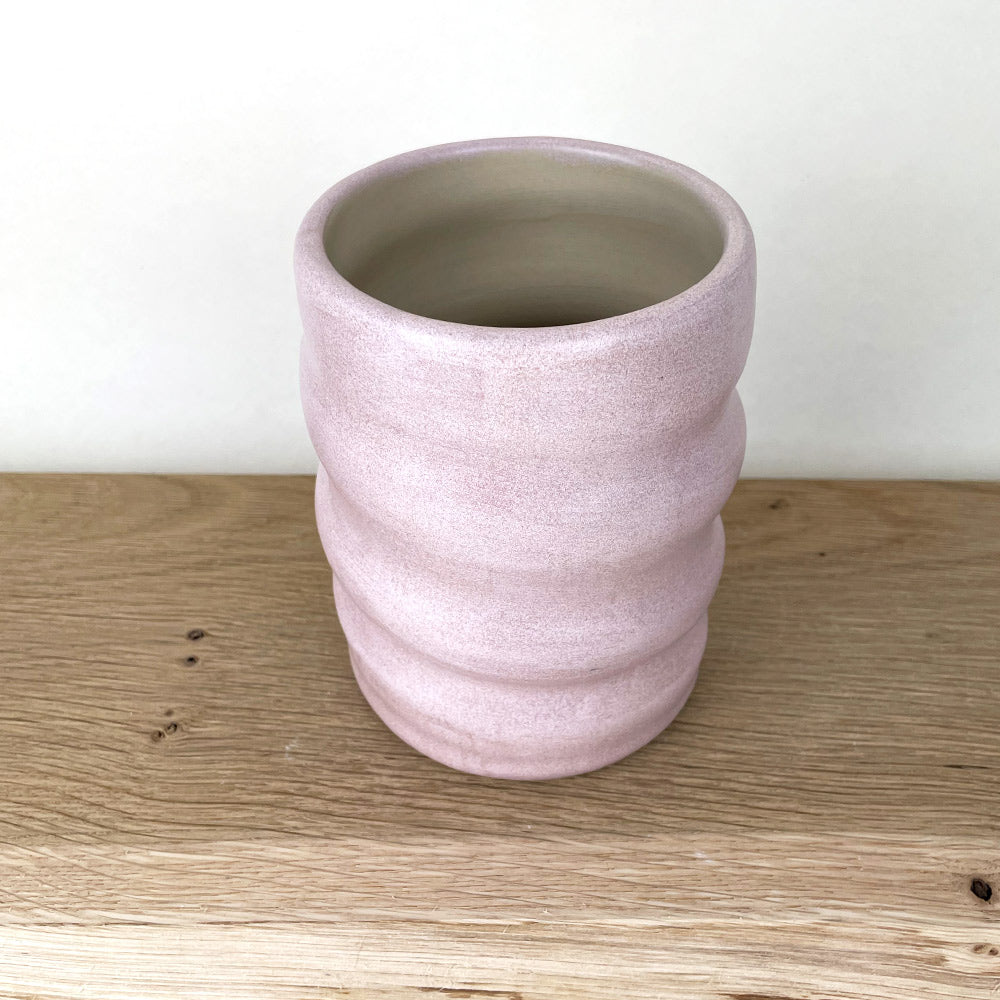 Swirl Vase Pink
